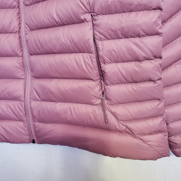 Patagonia Women's Down Sweater Puffer Jacket XXL Evening Mauve NEW - Picture 6 of 11